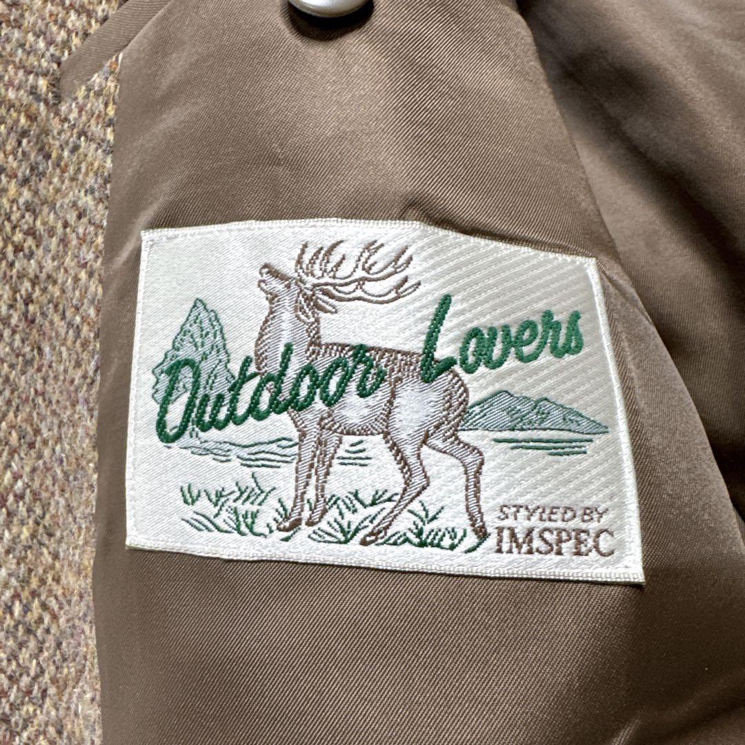 【極美品】IMSPEC ハリスツイード　ハンティング　　ツイードジャケット