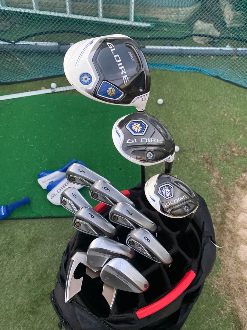 【豪華セット】テーラーメイド グローレF等他　クラブフルセット キャディバッグ付