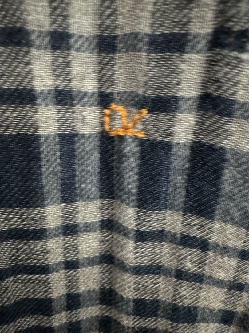 45R ふわふわ二重織のシャーリングドレス（インディゴ）　2025 AW