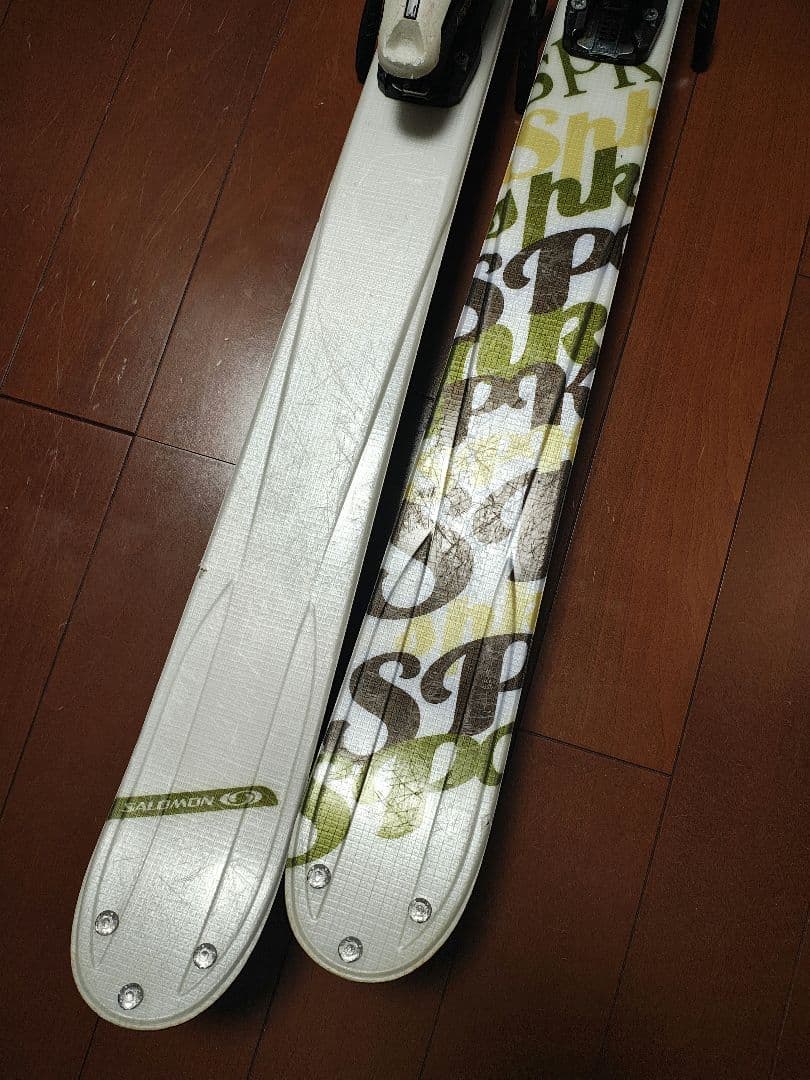 【フリースタイル☆】168cm　SALOMONスキー板♪　ツインチップ！