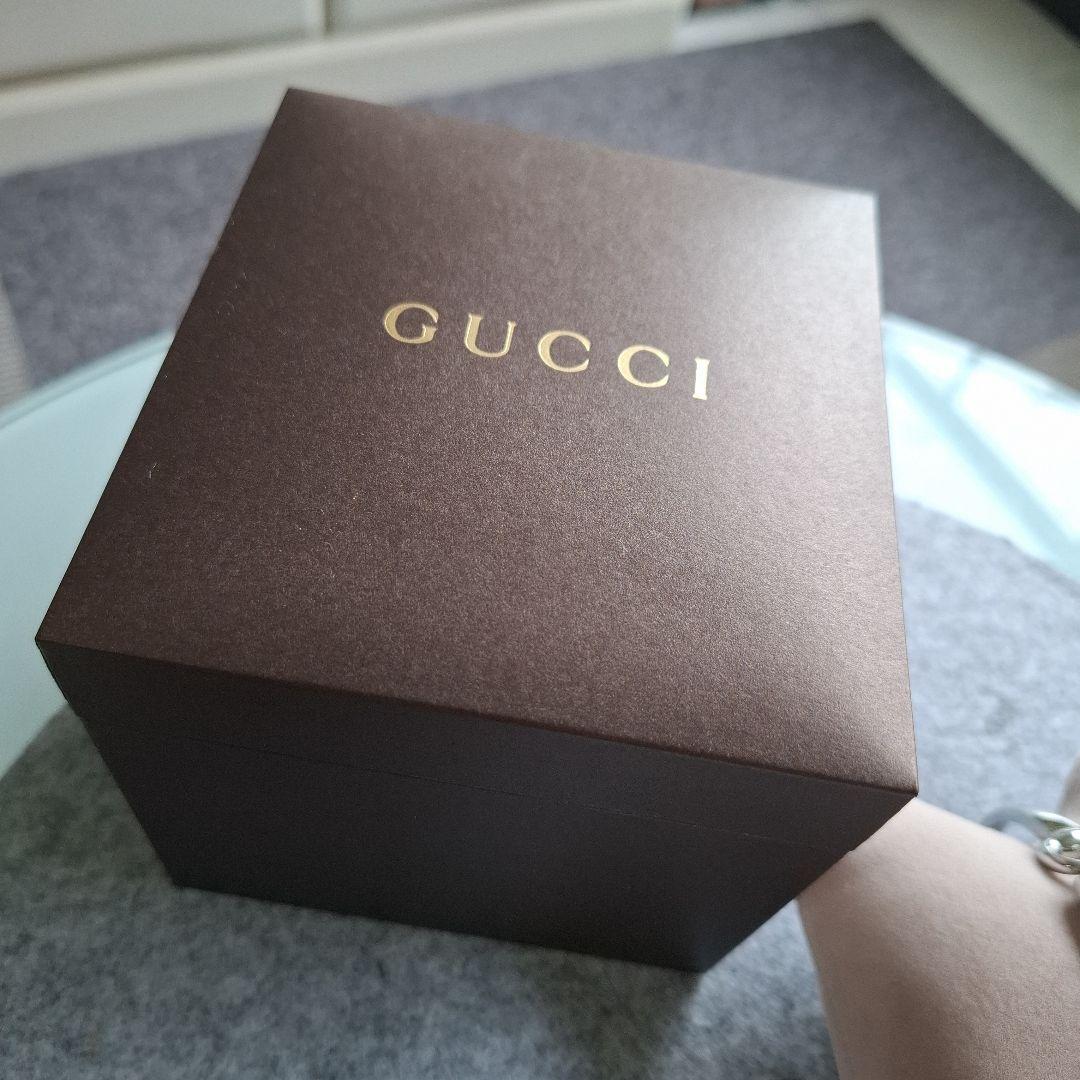 GUCCI119 クォーツ腕時計 ブラック稼働品