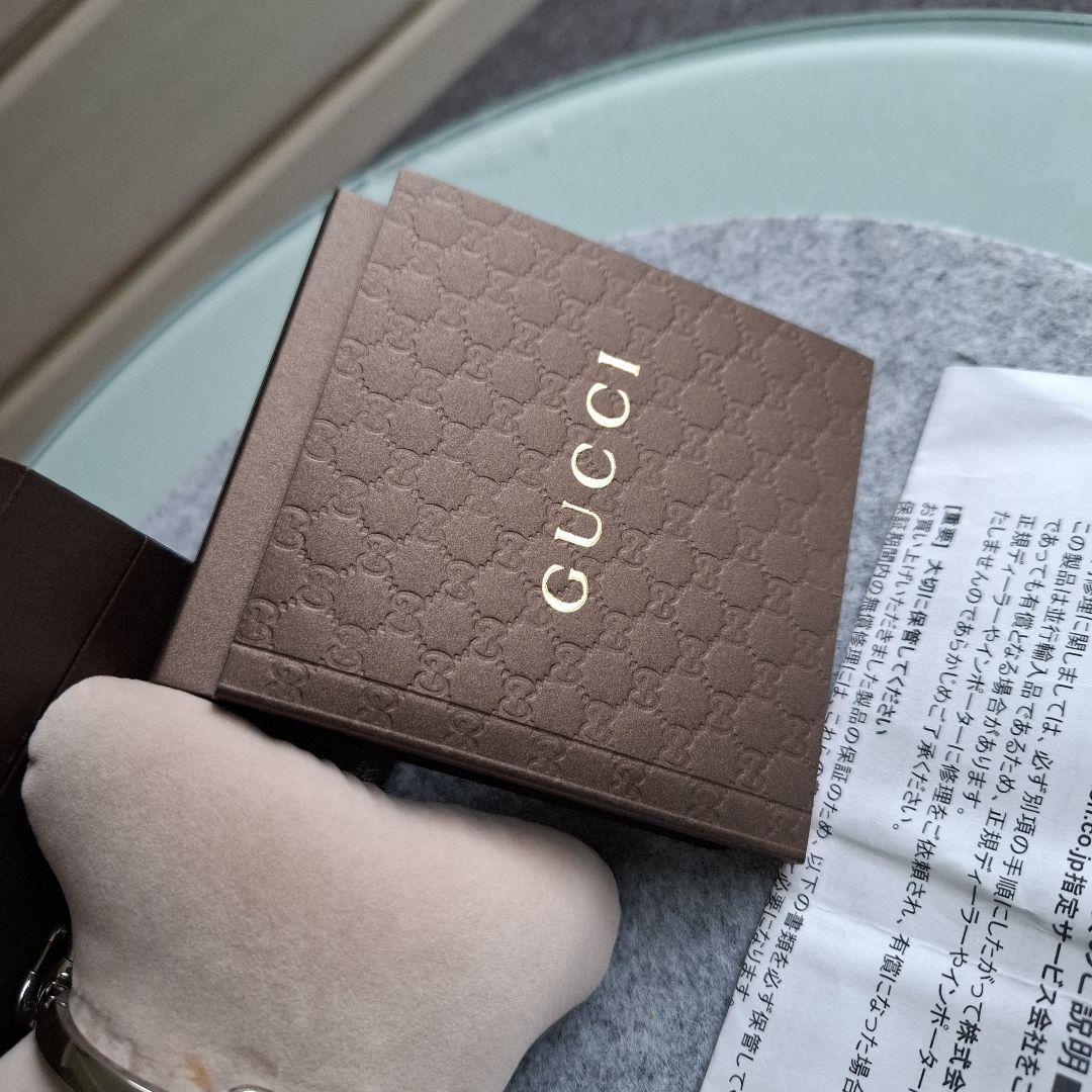GUCCI119 クォーツ腕時計 ブラック稼働品
