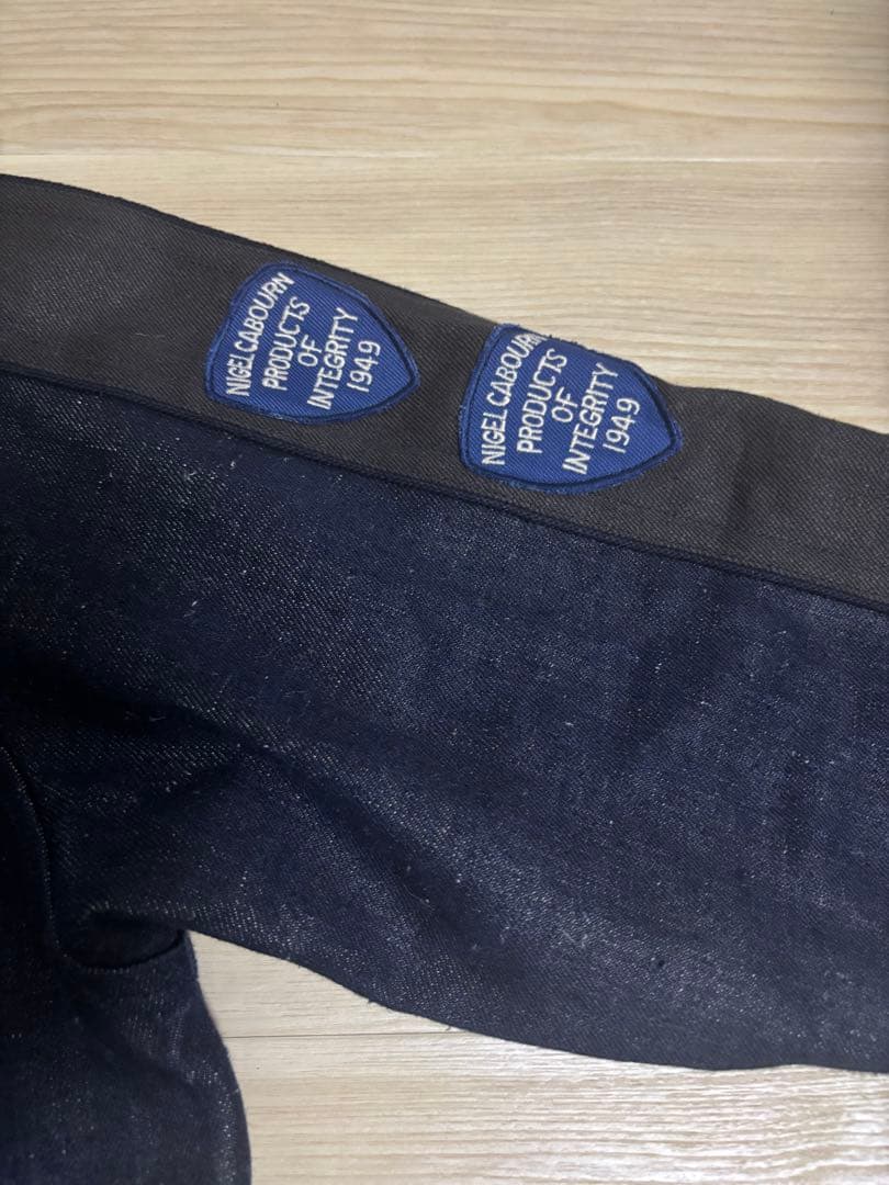 ナイジェルケーボン　STADIUM JACKET-HEMP DENIM