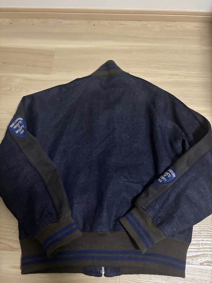 ナイジェルケーボン　STADIUM JACKET-HEMP DENIM