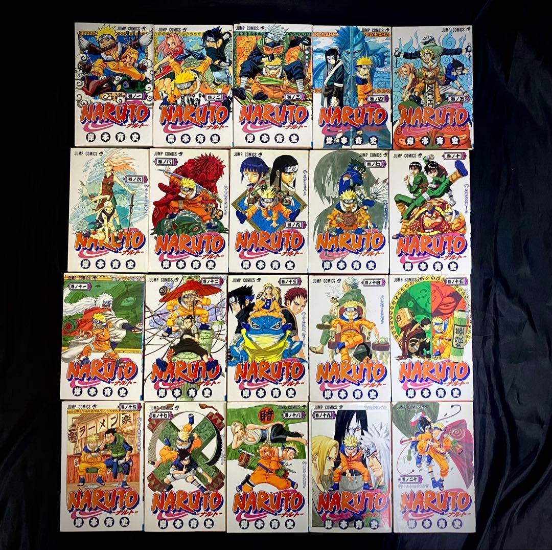 NARUTO ナルト　全巻セット（1〜72巻）＋関連本7冊　計80冊
