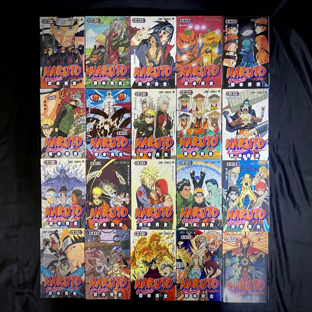 NARUTO ナルト　全巻セット（1〜72巻）＋関連本7冊　計80冊