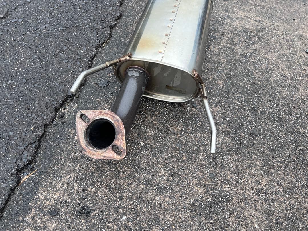 【引き取り限定三重】150プラド中間ストレートマフラー　中期ガソリン車で使用