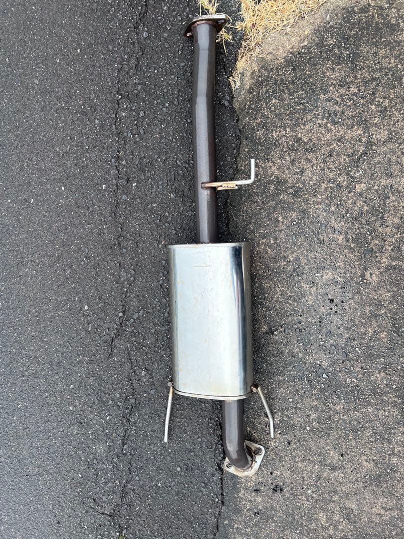 【引き取り限定三重】150プラド中間ストレートマフラー　中期ガソリン車で使用