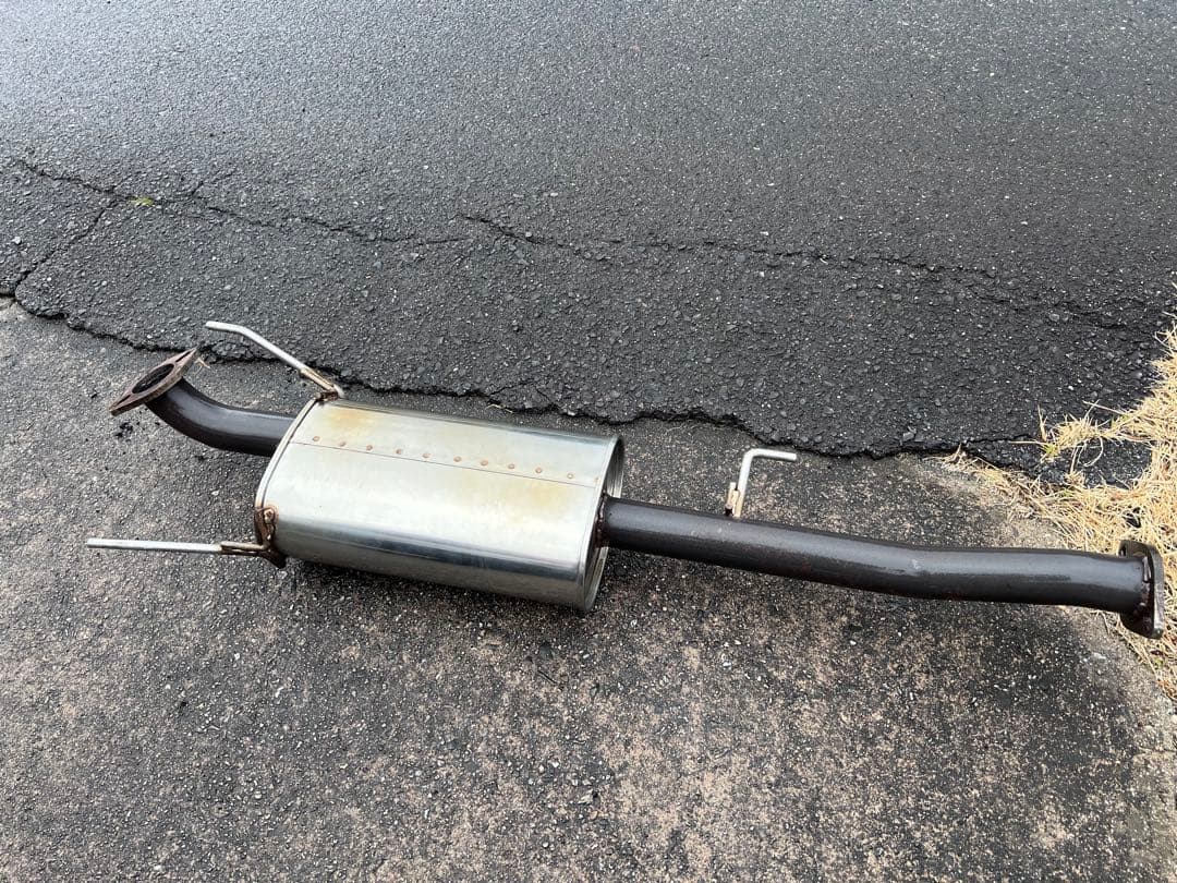 【引き取り限定三重】150プラド中間ストレートマフラー　中期ガソリン車で使用