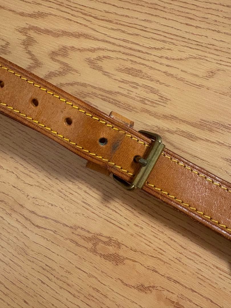 LOUIS VUITTON ルイヴィトン レザー ヌメ革 ショルダーストラップ