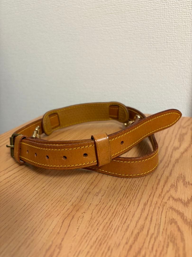 LOUIS VUITTON ルイヴィトン レザー ヌメ革 ショルダーストラップ