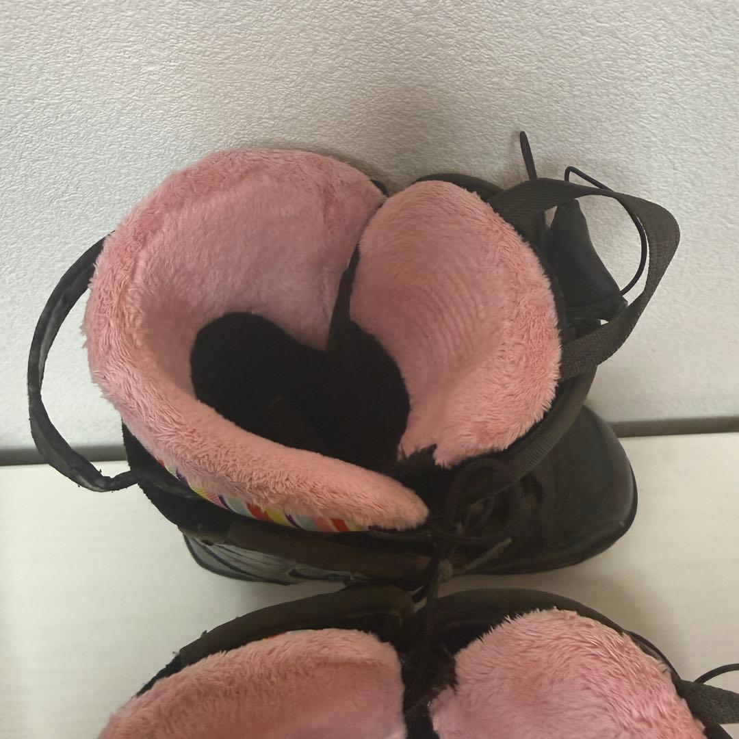 即発送 SALOMON レディース スノーボードブーツ 23cm ブラウン ボア