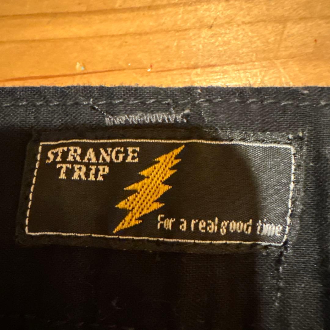 STRANGE TRIP ブラックワークパンツ