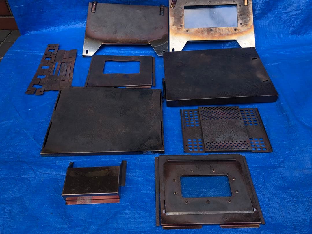 笑’s 焚き火の箱easy＋フォールディング煙突2500／SHO-0033