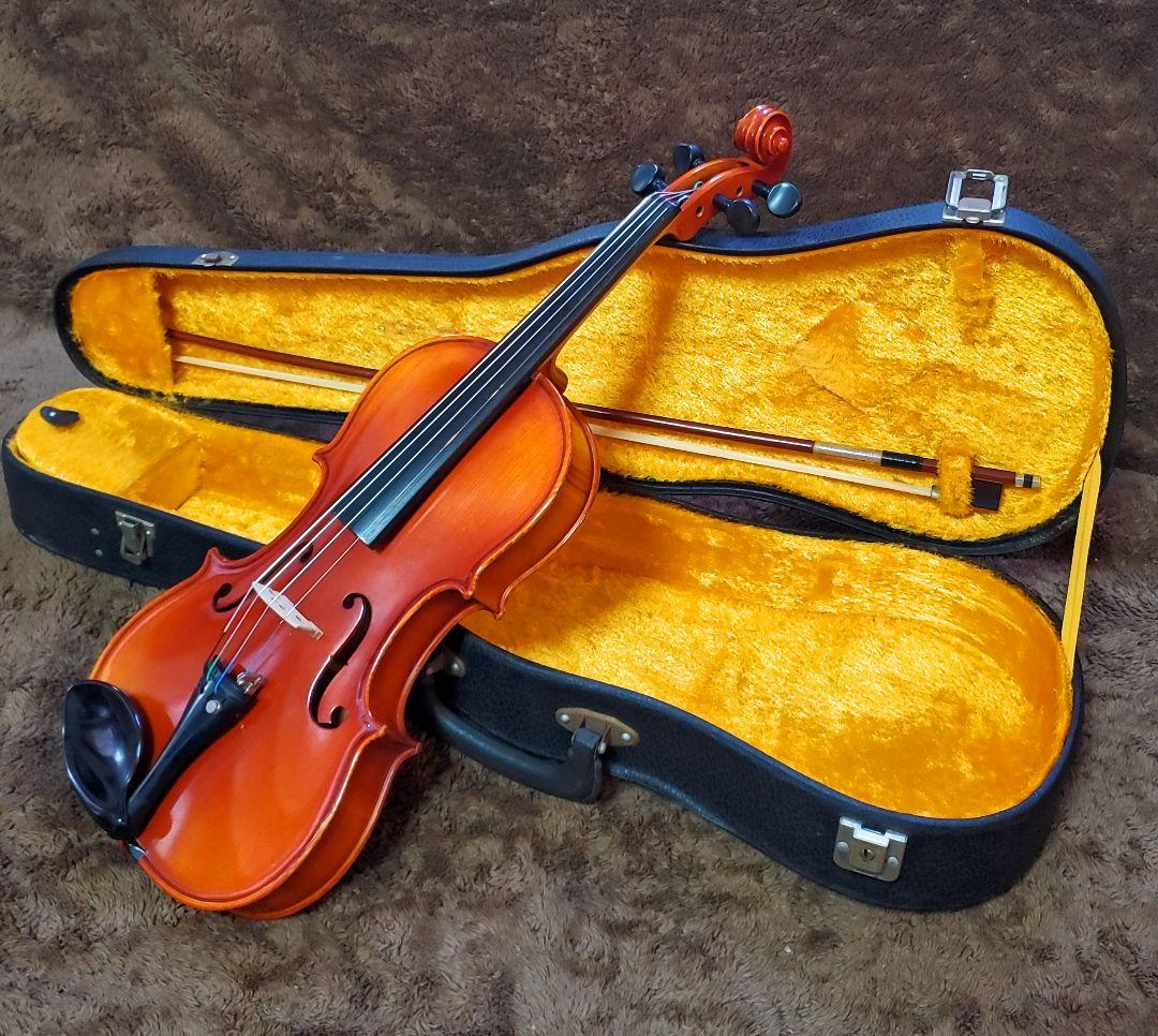 スズキ No.280 バイオリン 1/2 1978年製 SUZUKI 弓 杉藤