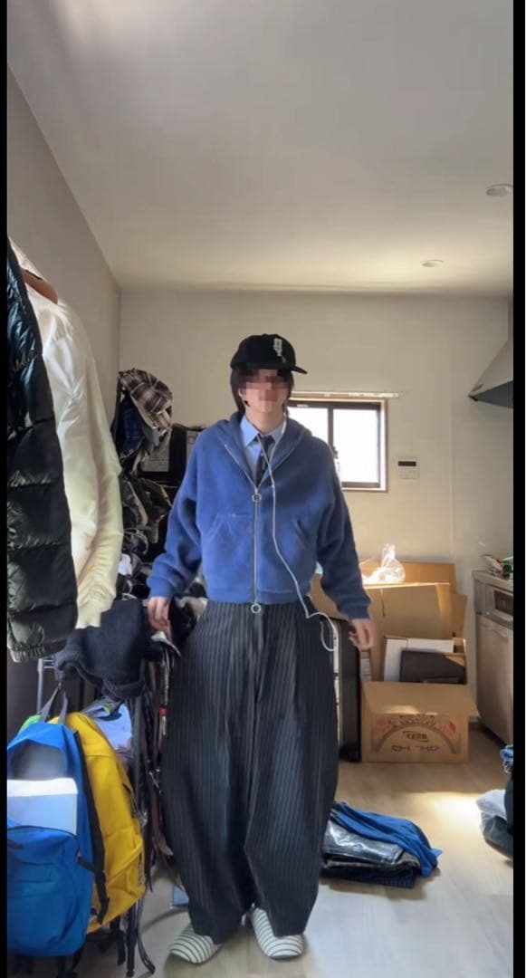 Push Push PP STRIPES PANTS ストライプ ブラック