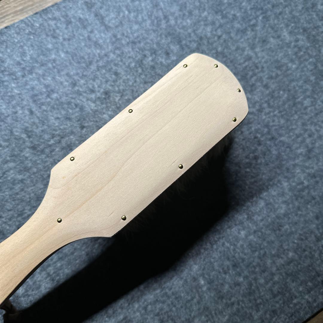 ブラシの平野 洋服ブラシ 手植え羽子板型