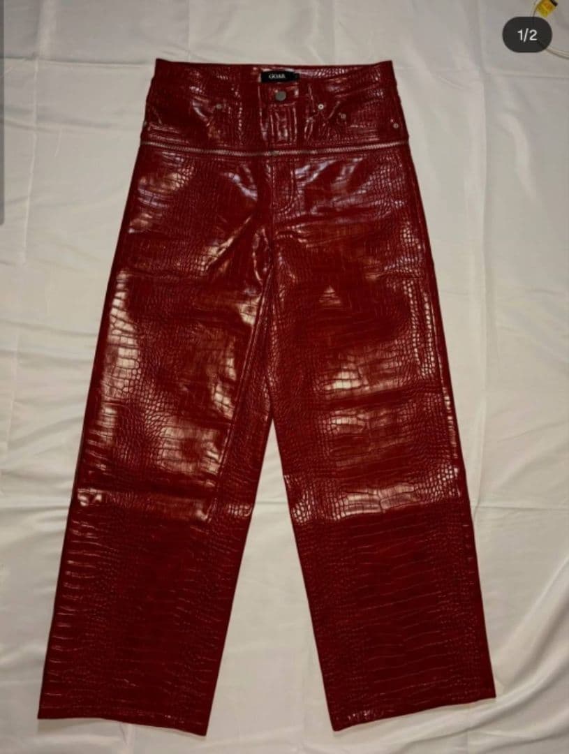 goar.archive クロコレザーパンツ　新品未使用