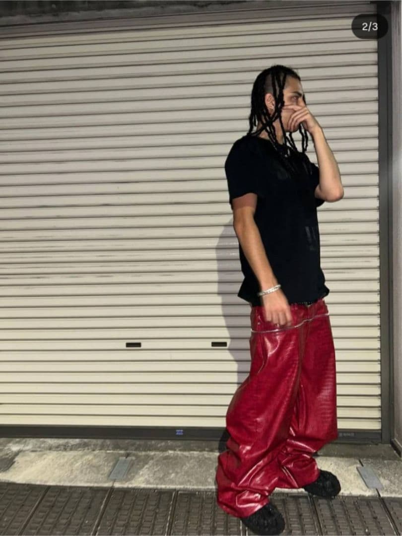 goar.archive クロコレザーパンツ　新品未使用