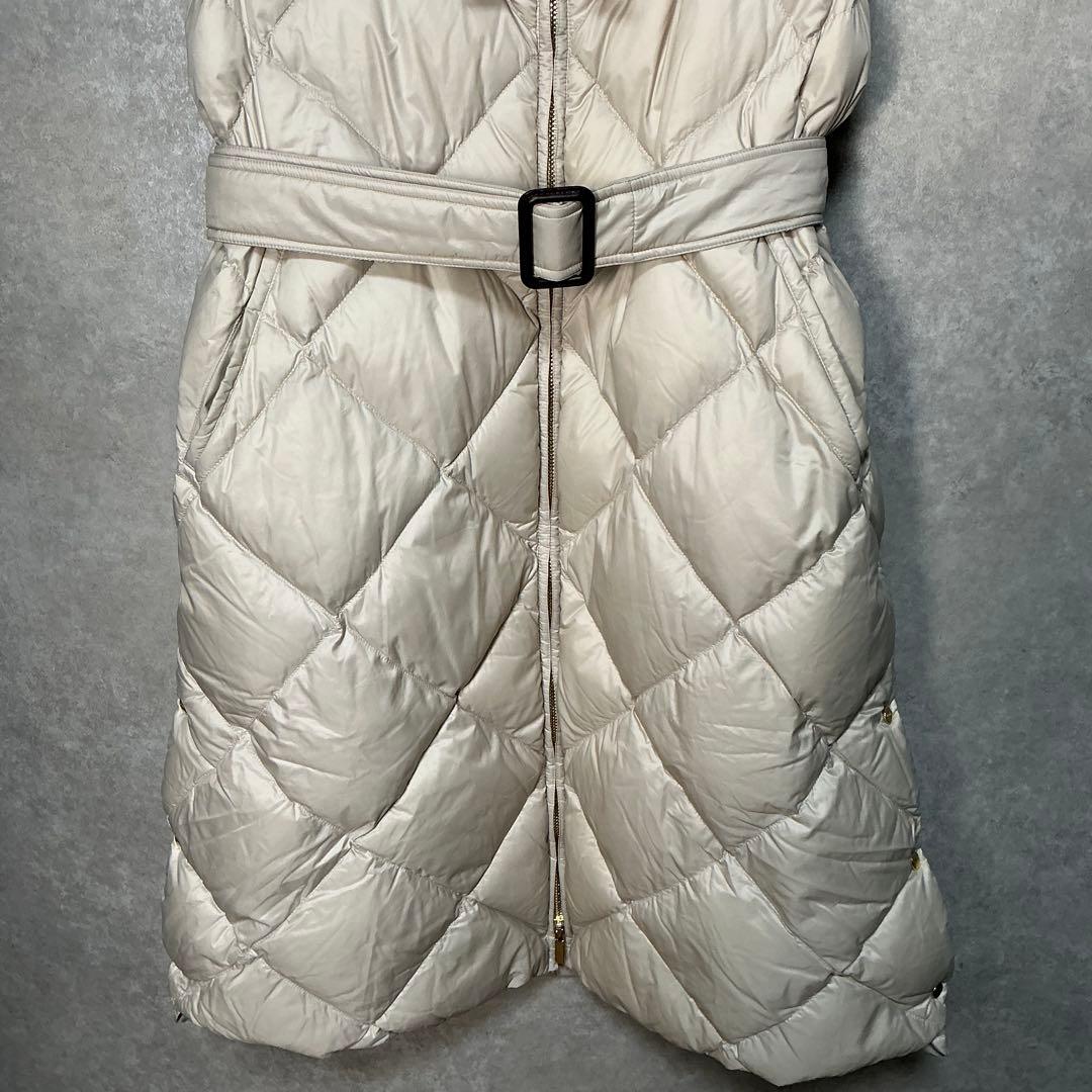 美品　MAX MARA THE CUBE テクニカルキルティング ロング ジレ