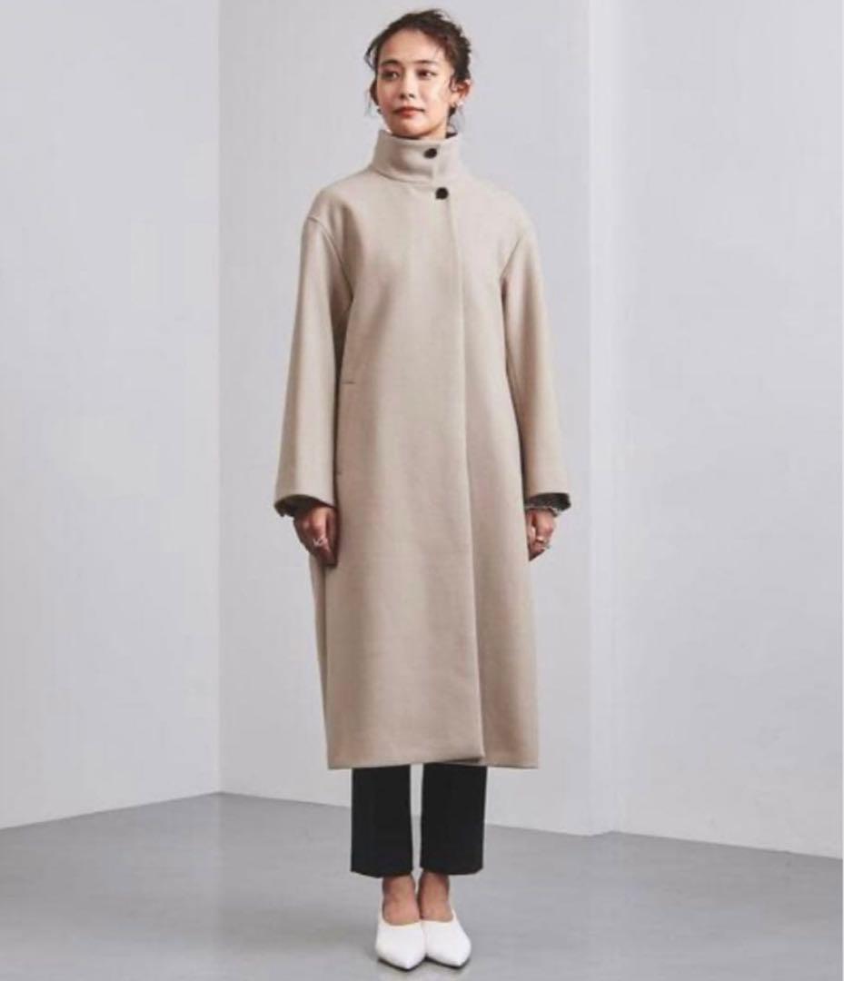 最終お値下げ❗️ユナイテッドアローズ 定価5.7 万スタンドカラーコート 美品