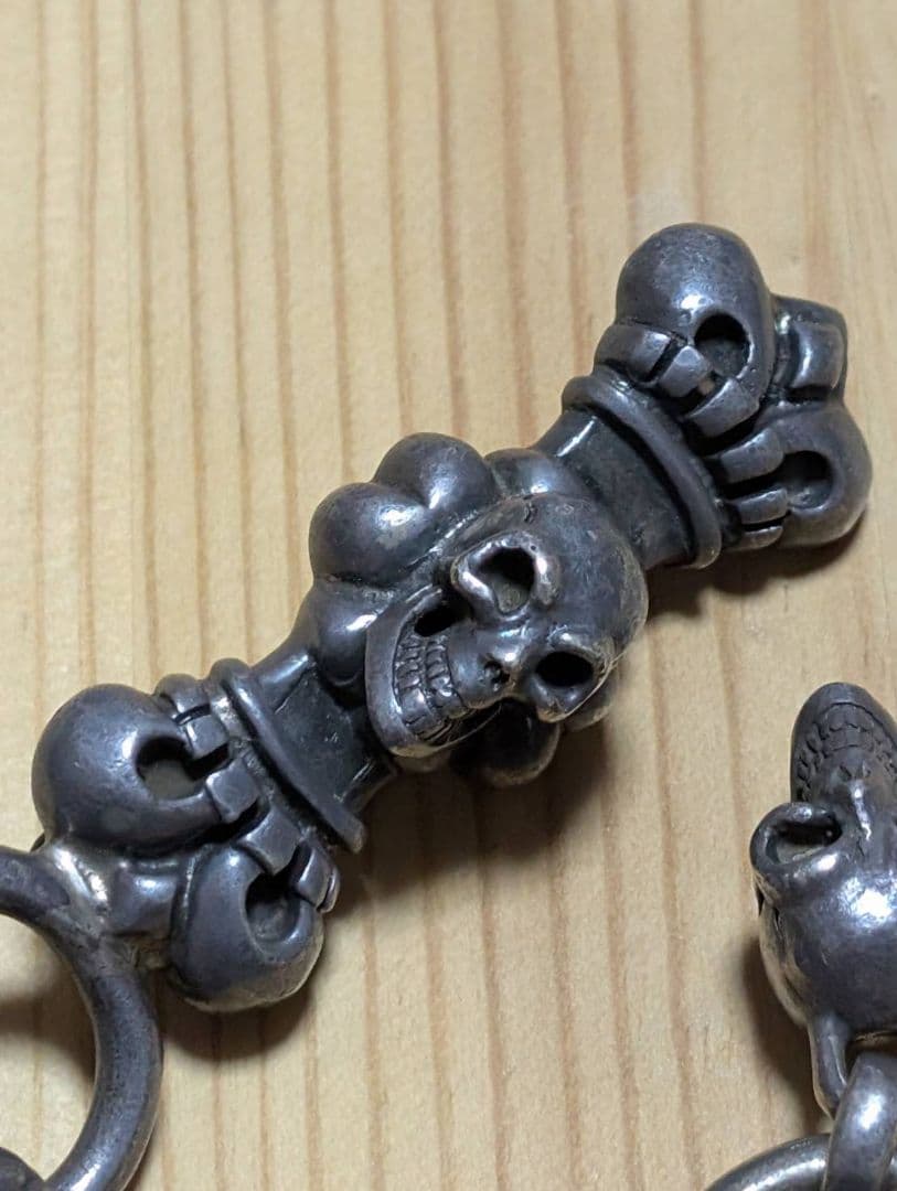 格安　超重量 シルバーホース　ガボール　ウォレットチェーン シルバー925