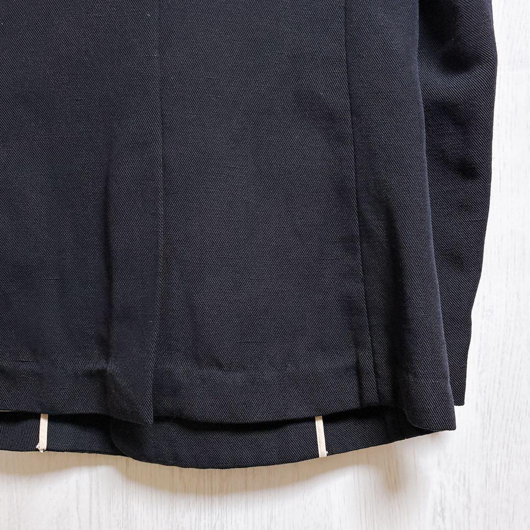 マカロンTICCA ティッカ ウール リネン ダブル テーラードジャケット