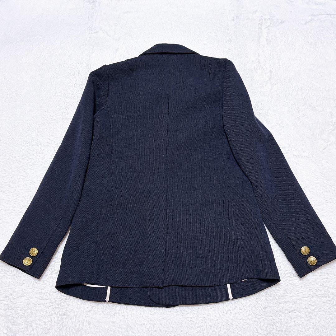 マカロンTICCA ティッカ ウール リネン ダブル テーラードジャケット