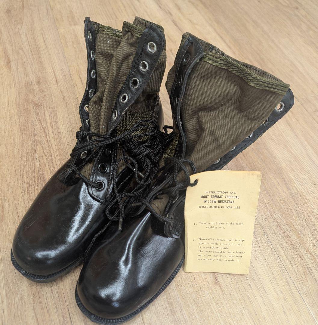 ジャングルブーツ コンバットブーツ ミリタリーブーツ 韓国 デッドストック
