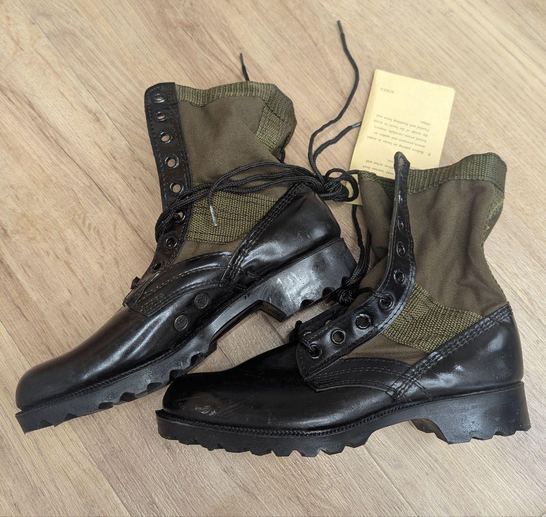ジャングルブーツ コンバットブーツ ミリタリーブーツ 韓国 デッドストック