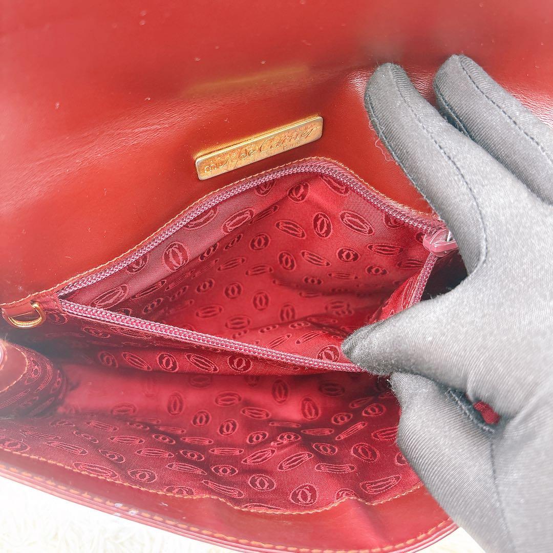 カルティエ/クラッチバッグ/セカンドバッグ/マストライン/レザー/手持ち鞄