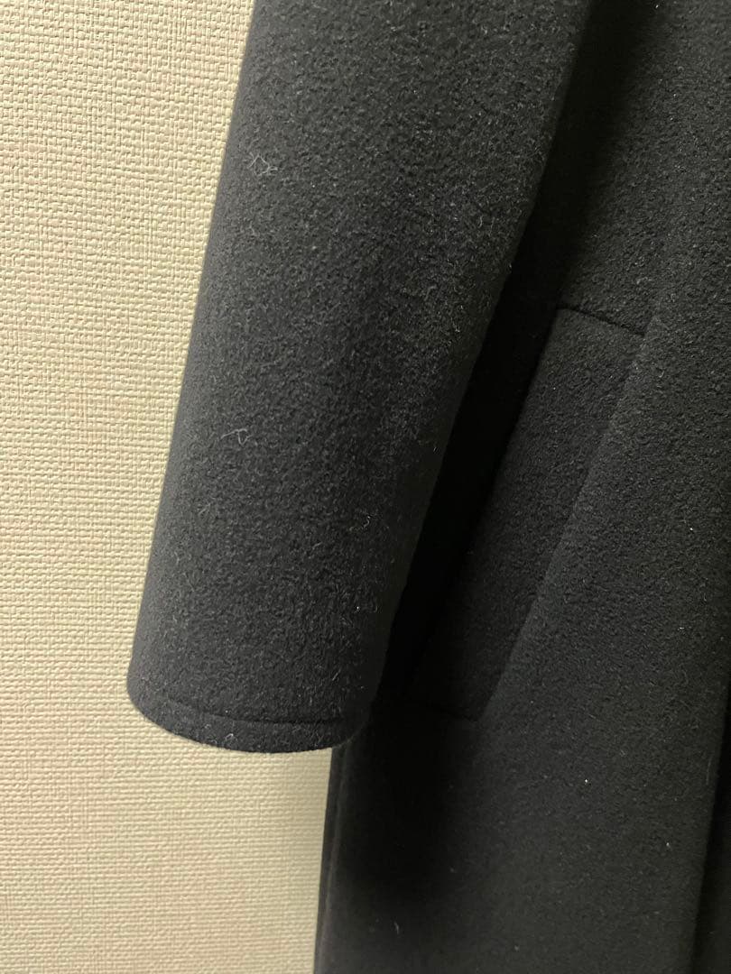 ジャケット・アウター Simply Complicated SHAWL GOWN COAT BLACK