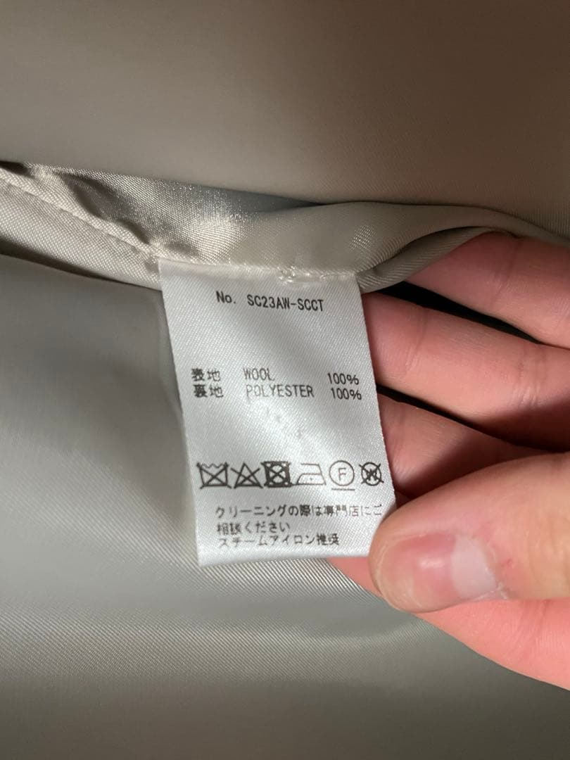 ジャケット・アウター Simply Complicated SHAWL GOWN COAT BLACK