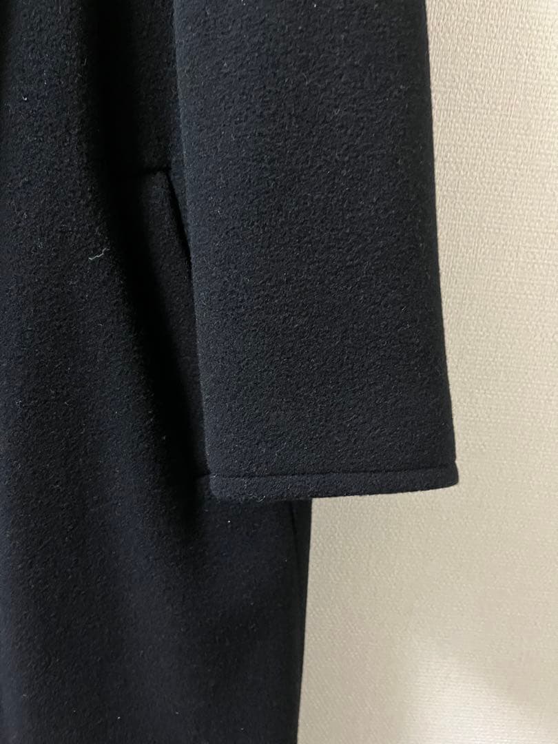 ジャケット・アウター Simply Complicated SHAWL GOWN COAT BLACK