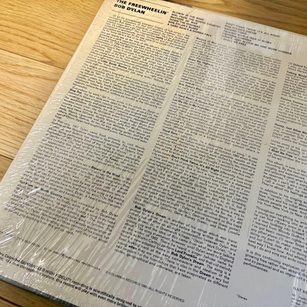 【奇跡のシュリンク！】ボブディラン/フリーホイーリン　USオリジMono