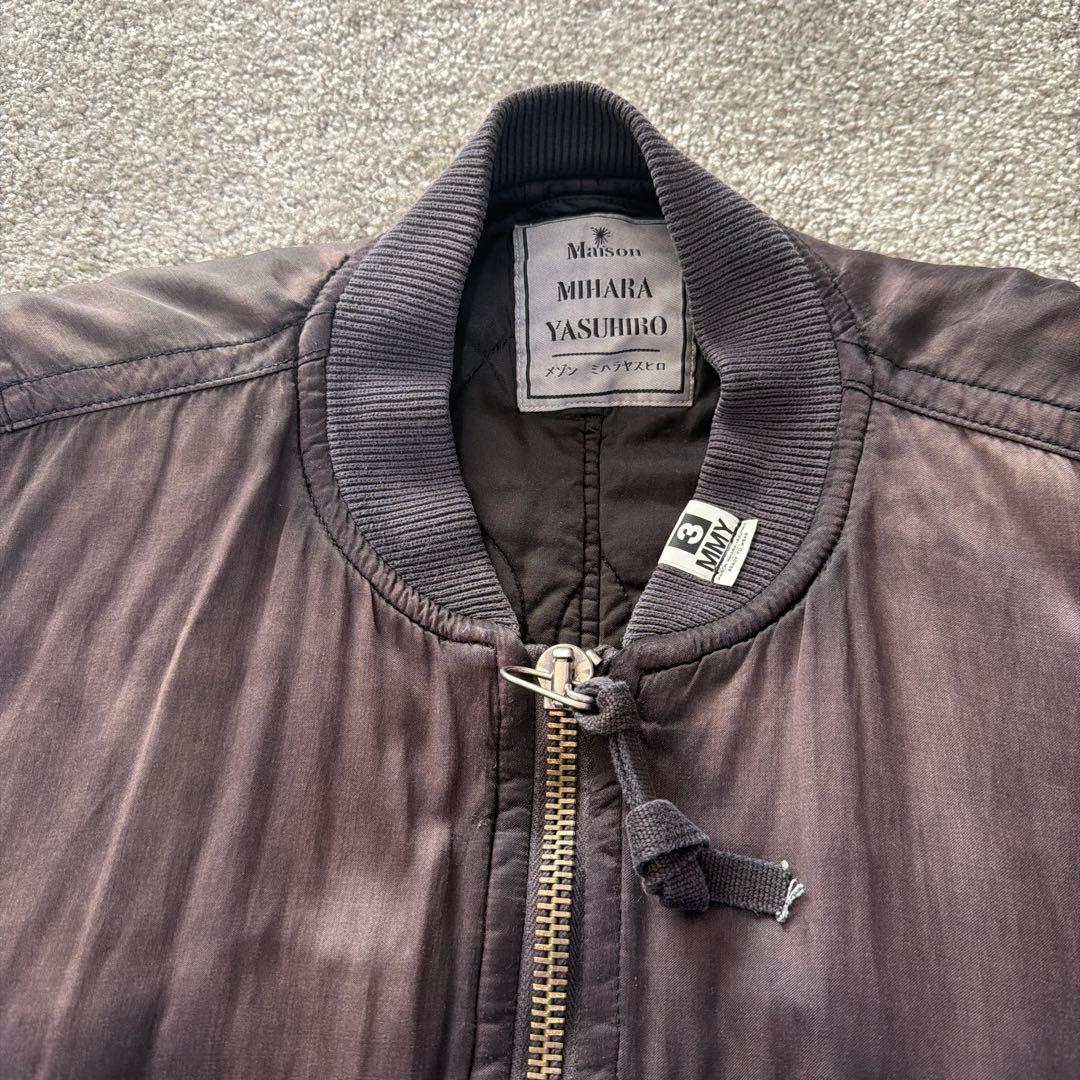 ミハラ ヤスヒロ　ジップアップボンバージャケット　サイズ46