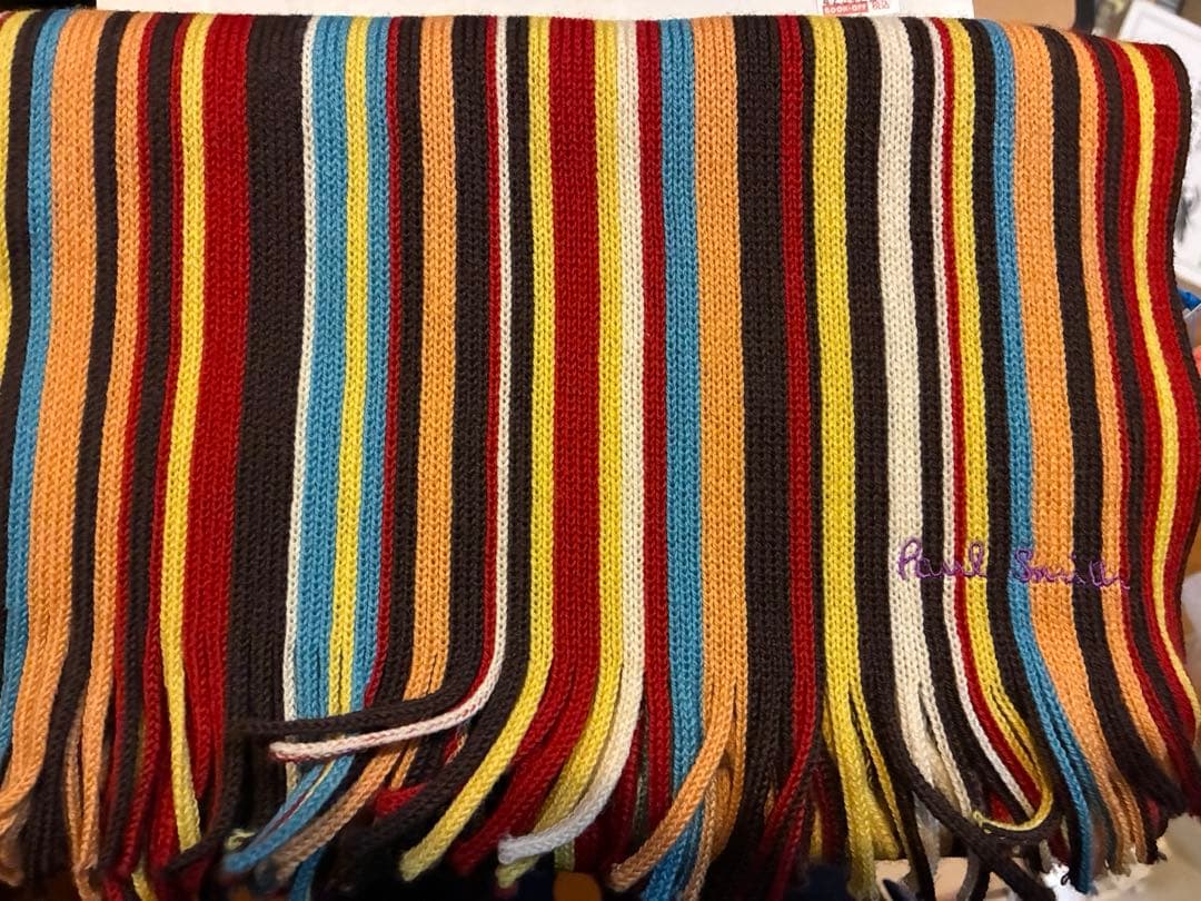 ポールスミス　マルチカラー マフラー