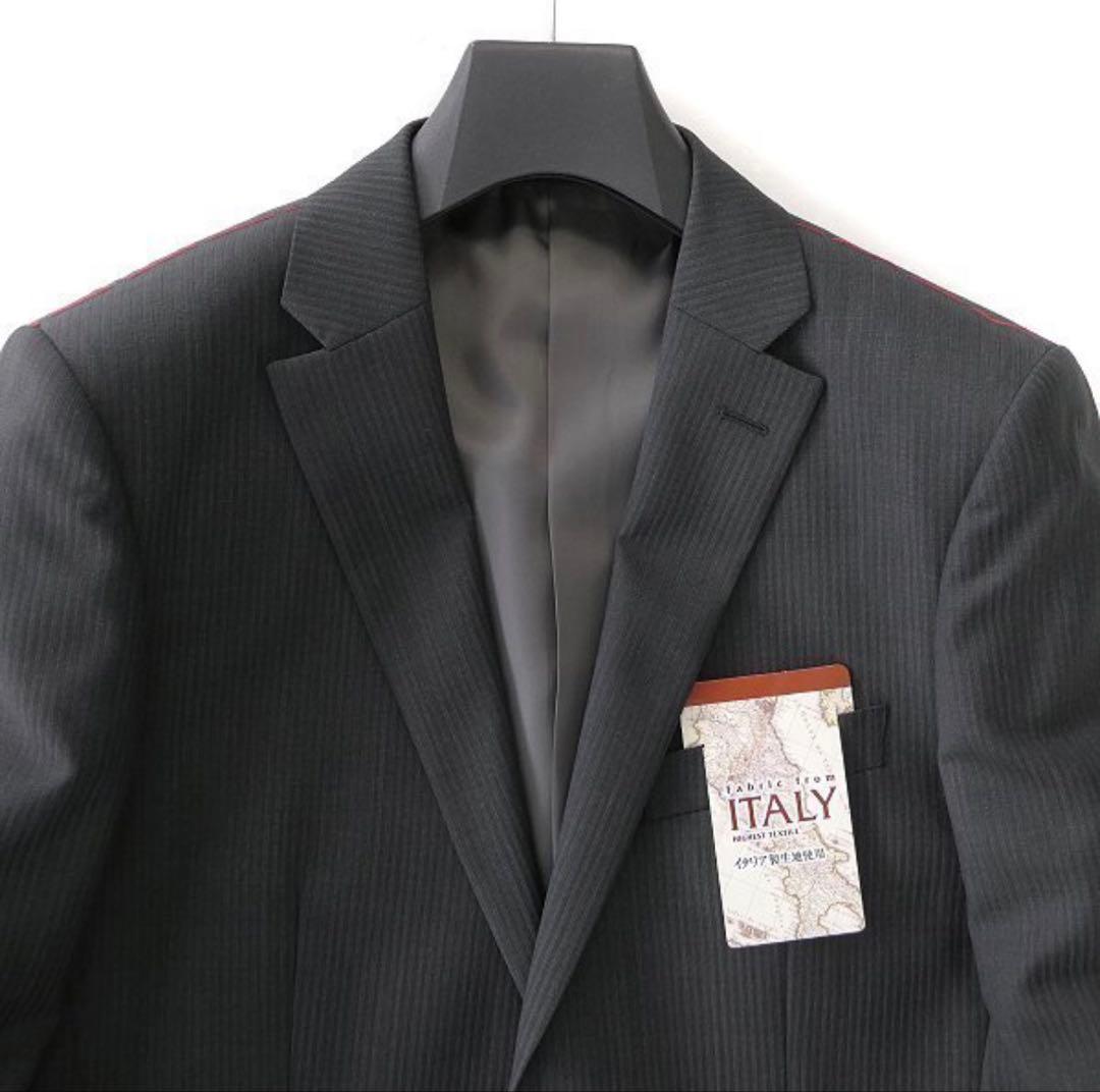 【新品】トラファルド イタリア 秋冬 2パンツ スーツ AB4濃灰 セットアップ