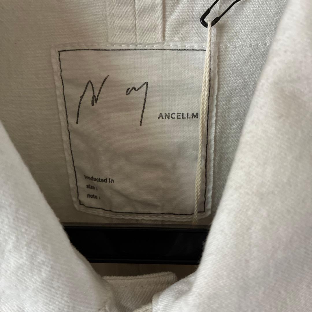 【新品未使用】2025SS アンセルム　デニムカバーオール　WHITEサイズ1