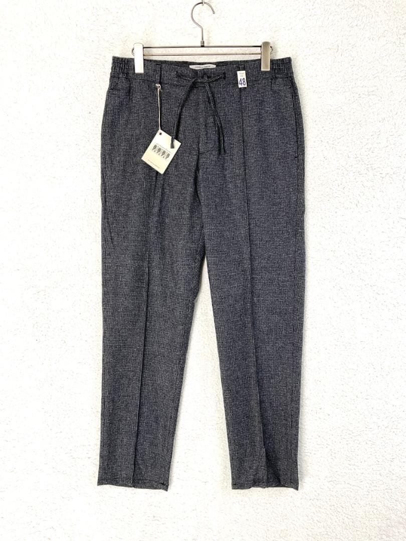 【未使用品】giab's ARCHIVIO ウールスラックスパンツ 千鳥格子