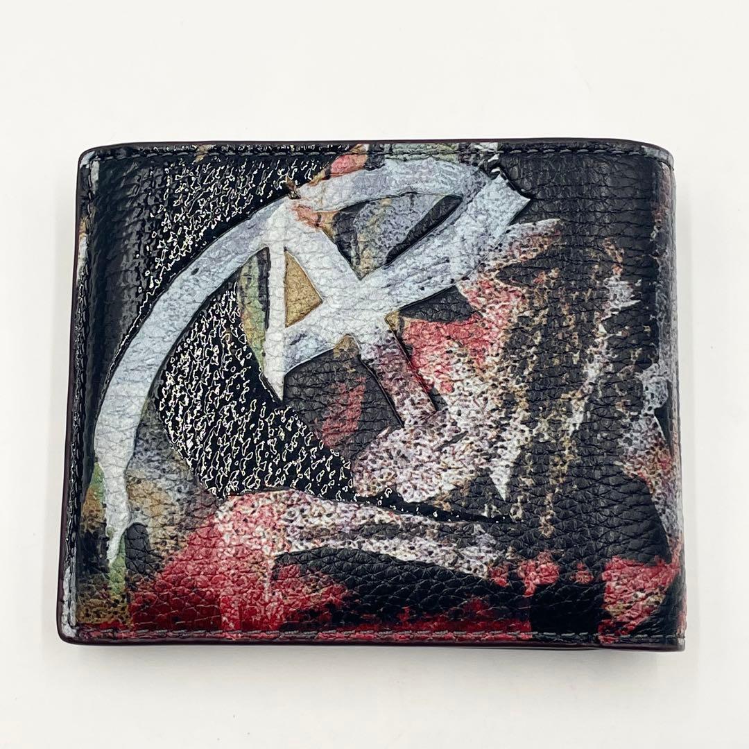 未使用級✨コーチ ミント＆サーフ 3-IN-1 ウォレット 折り財布グラフィック