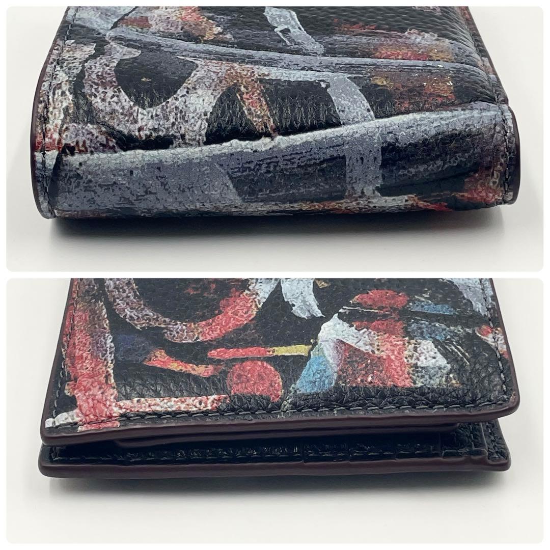 未使用級✨コーチ ミント＆サーフ 3-IN-1 ウォレット 折り財布グラフィック