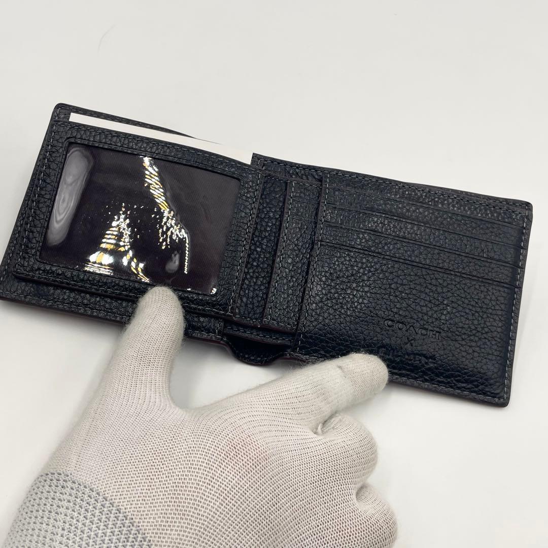 未使用級✨コーチ ミント＆サーフ 3-IN-1 ウォレット 折り財布グラフィック