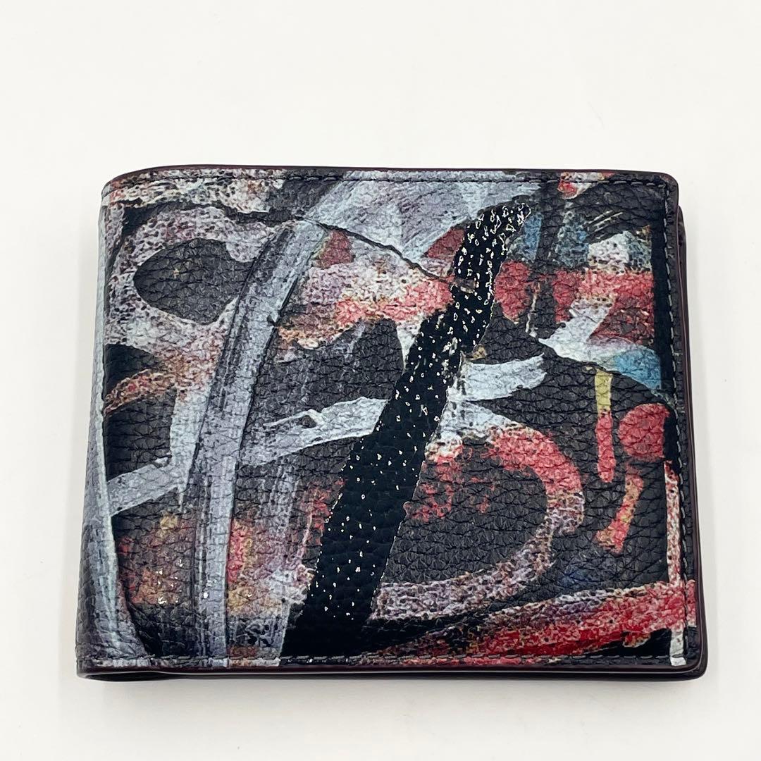 未使用級✨コーチ ミント＆サーフ 3-IN-1 ウォレット 折り財布グラフィック