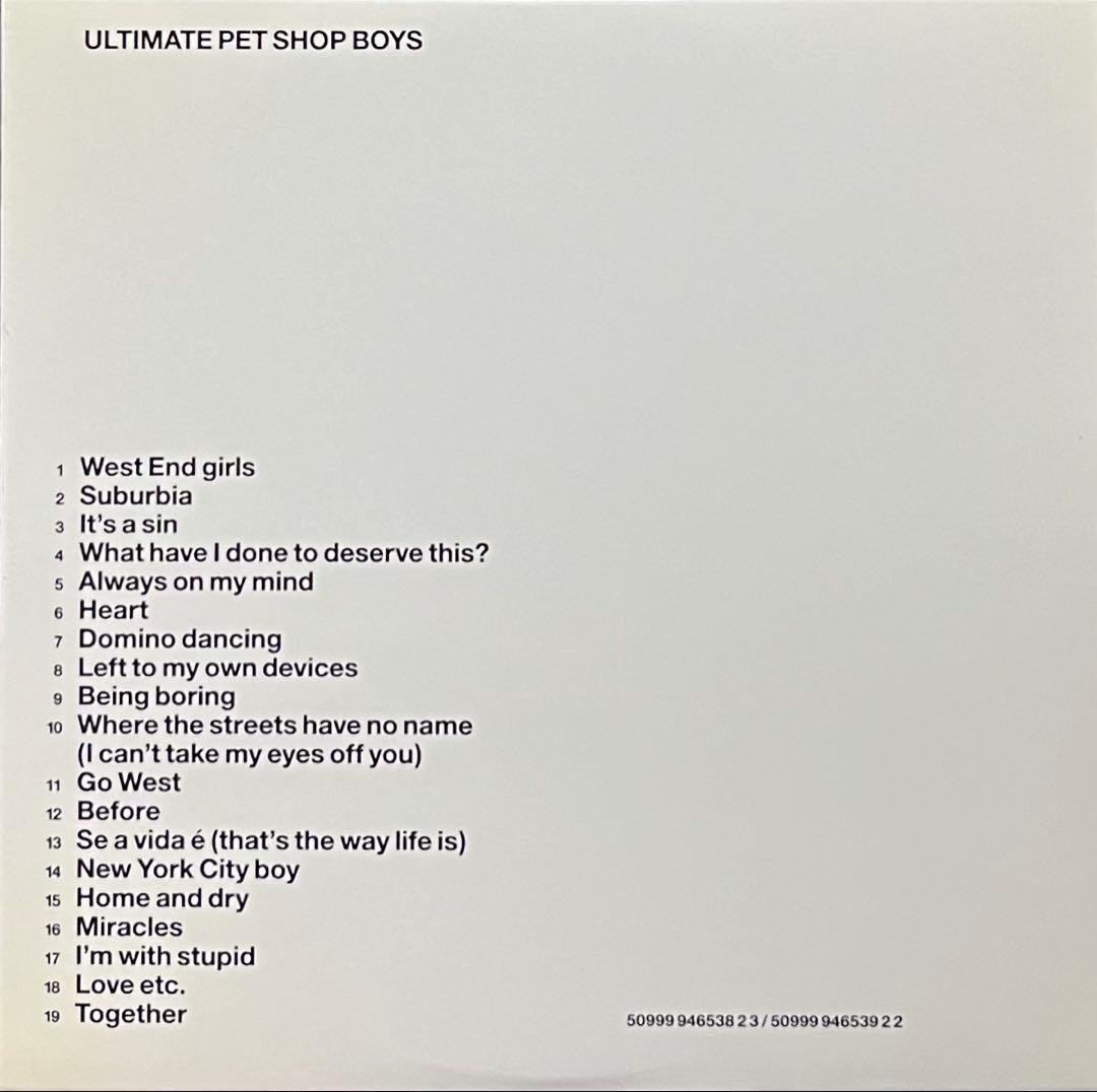 究極のペット・ショップ・ボーイズ ULTIMATE PET SHOP BOYS