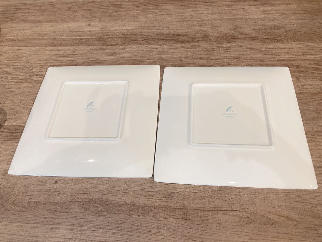 最終値下げです⭐︎新品 ティファニー 大皿プレート ブルーリボン2枚セット