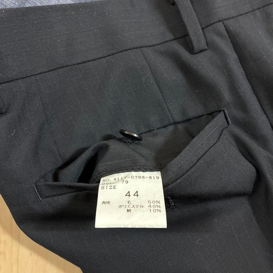 BEAMS スーツ / サイズ44 / ネイビーストライプ