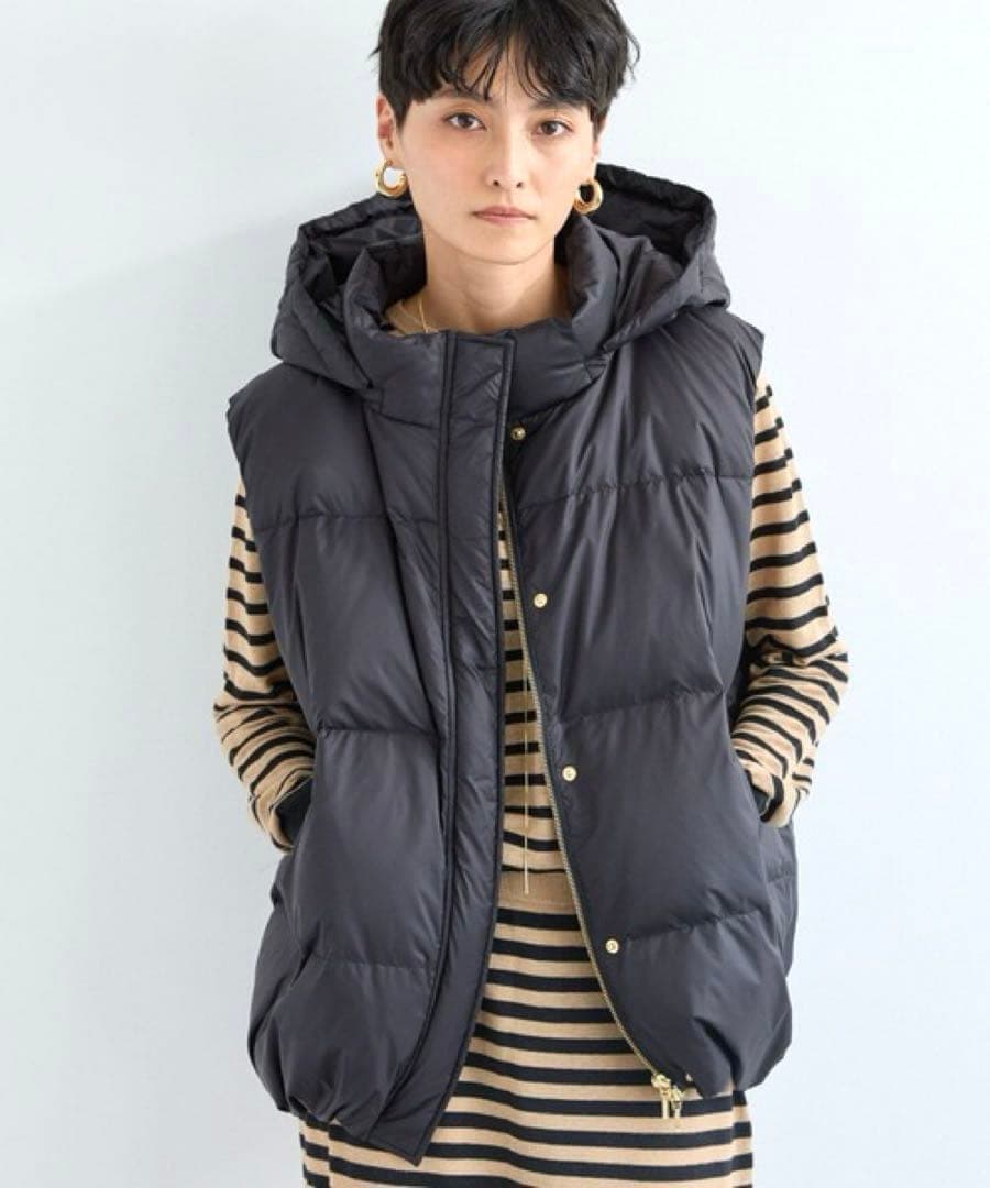 新品タグ付き　¥36,300 バンヤードストーム　フーディーダウンベスト【撥水】