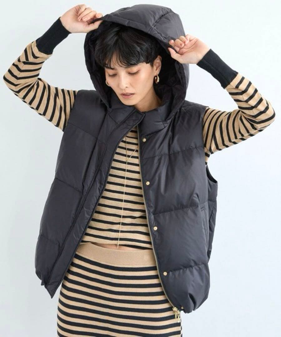 新品タグ付き　¥36,300 バンヤードストーム　フーディーダウンベスト【撥水】