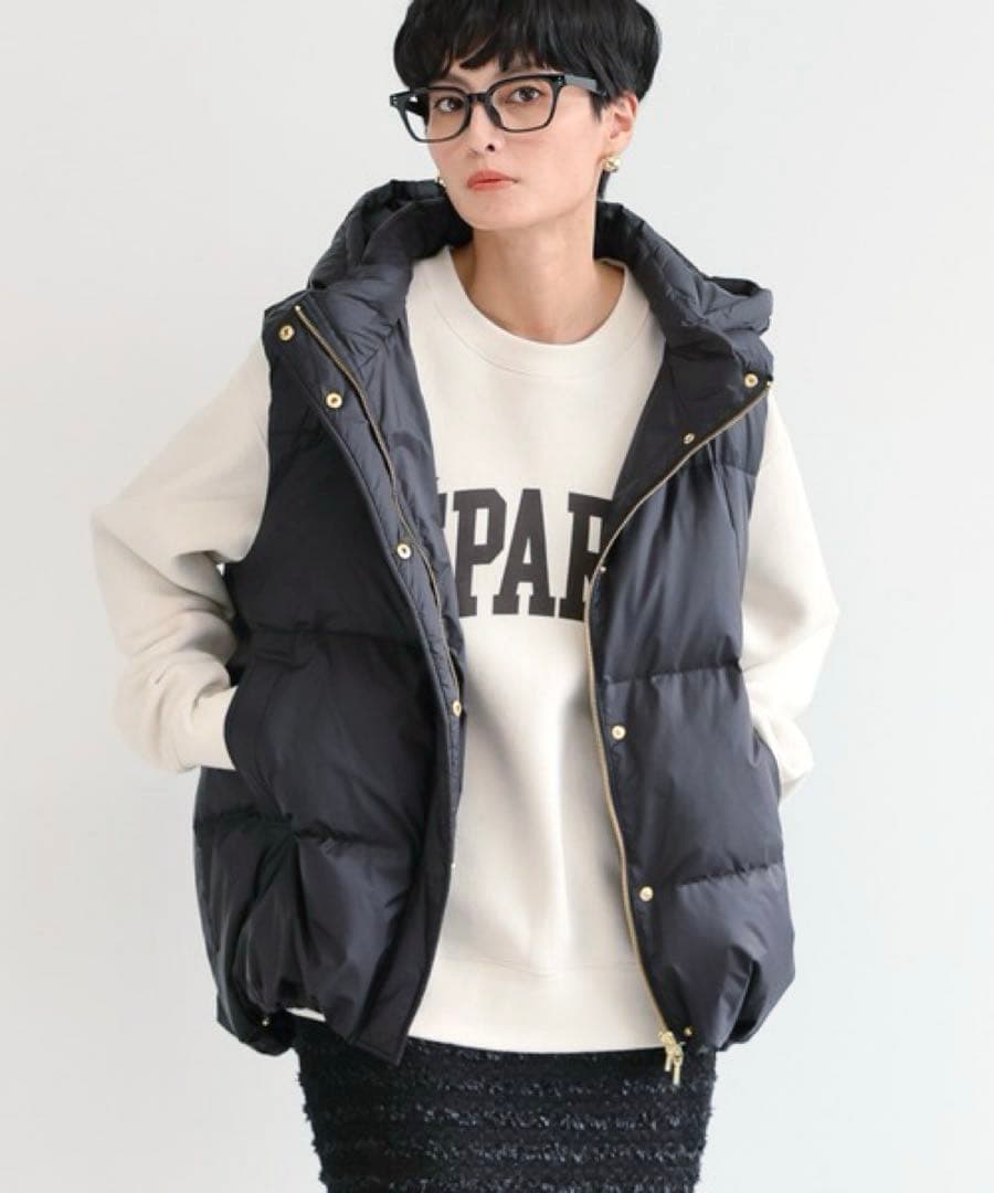 新品タグ付き　¥36,300 バンヤードストーム　フーディーダウンベスト【撥水】